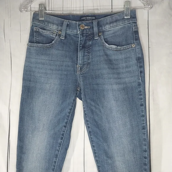 Lucky Brand Ava Mid-Rise Skinny Ankle Jeans - Picture 3 of 11